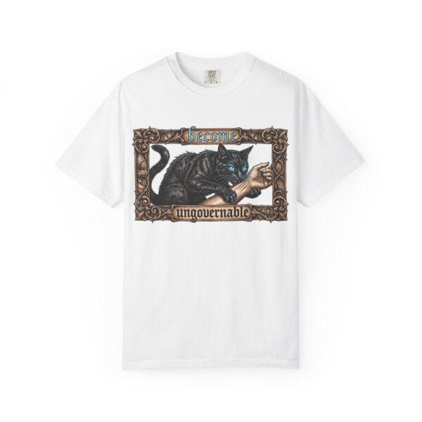 11234338740856879620_2048.jpeg Become Ungovernable Black Cat Ornate Gothic Comfort Colors Shirt