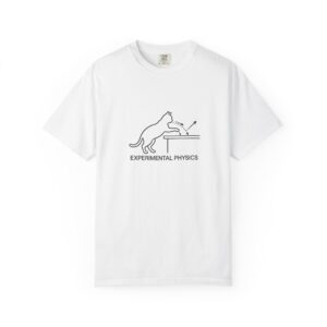 13342096322681345440_2048.jpeg Experimental Physics Cat Comfort Colors Shirt