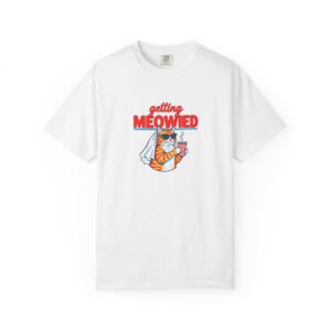 13680009945057358827_2048.jpeg Getting Meowied Orange Tabby Bride Comfort Colors Shirt