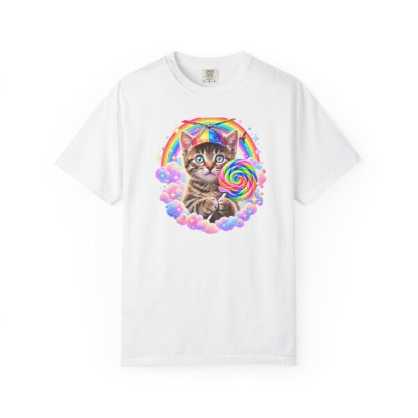 Rainbow Kitten Lollipop Propeller Hat Comfort Colors Shirt