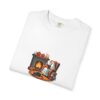 14955458148331103506_2048.jpeg Reading Ghost Shirt, Comfort Colors 1717 Halloween Tee with Fireplace and Black Cat — product view 3