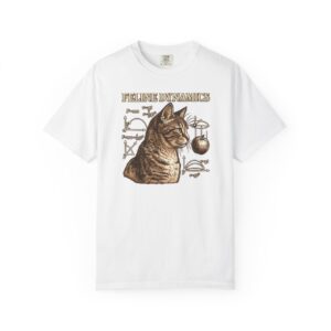 15776190432974365866_2048.jpeg Feline Dynamics Cat Science Comfort Colors Shirt