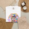 Rainbow Kitten Lollipop Propeller Hat Comfort Colors Shirt