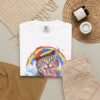 16062388584430571989_2048.jpeg Rainbow Cat Lollipop Propeller Beanie Comfort Colors Shirt