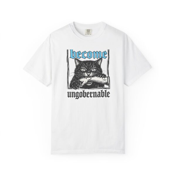 16627937340426535644_2048.jpeg Become Ungovernable Black Cat Bite Gothic Comfort Colors Shirt