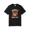 Ghouls Night Out Witch Shirt, Comfort Colors 1717 Halloween Friends Tee — front print
