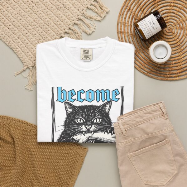 7379804100751010767_2048.jpeg Become Ungovernable Black Cat Bite Gothic Comfort Colors Shirt