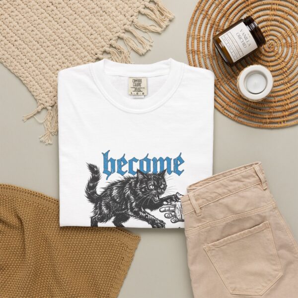 7598478939678567209_2048.jpeg Become Ungovernable Feral Black Cat Gothic Comfort Colors Shirt