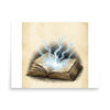 Magic Spellbook Poster, Lightning Grimoire Illustration, Gothic Fantasy Wall Art, Witchy Decor