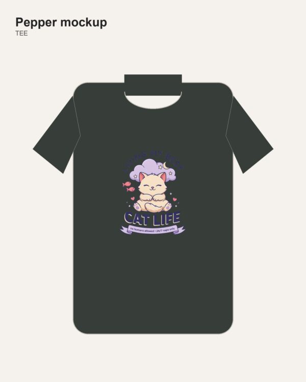 Happy Cat Dreamcore Comfort Colors Shirt mockup 2