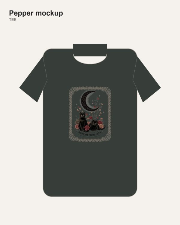 Bride or Die — Gothic Halloween Bachelorette Comfort Colors Shirt mockup 2