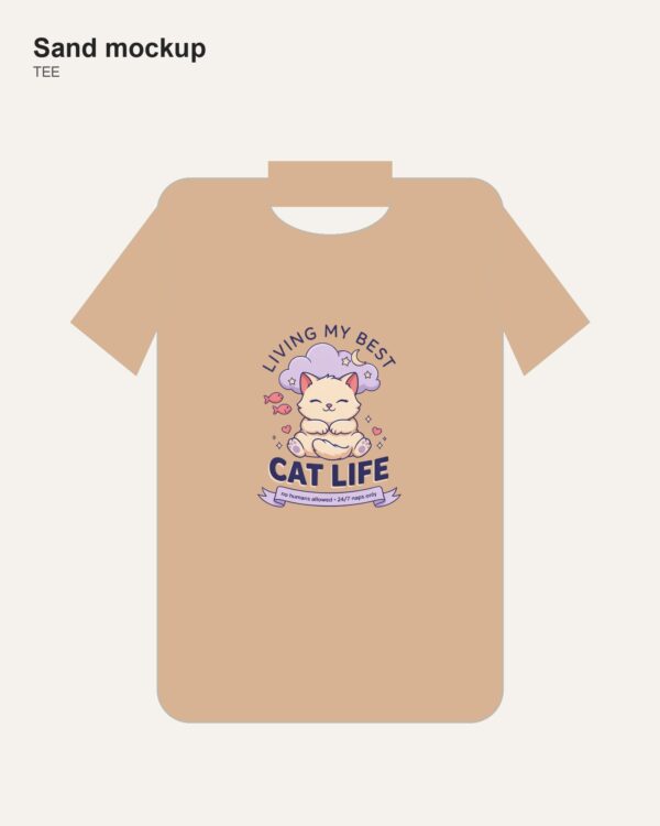Happy Cat Dreamcore Comfort Colors Shirt mockup 3