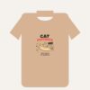 What Cats Really Think — Cat Physics Comfort Colors Shirt mockup 3