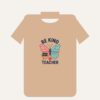Be Kind Teacher — Butterfly Comfort Colors Shirt mockup 3