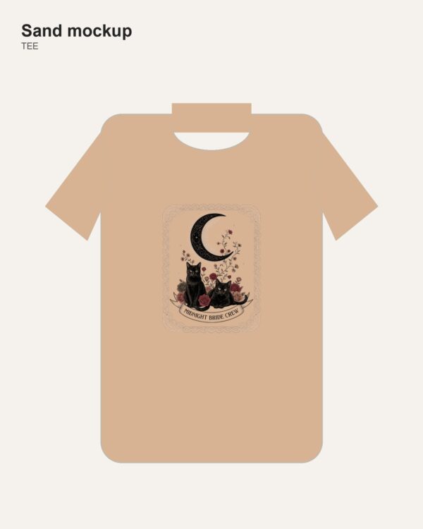 Bride or Die — Gothic Halloween Bachelorette Comfort Colors Shirt mockup 3
