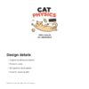What Cats Really Think — Cat Physics Comfort Colors Shirt mockup 5