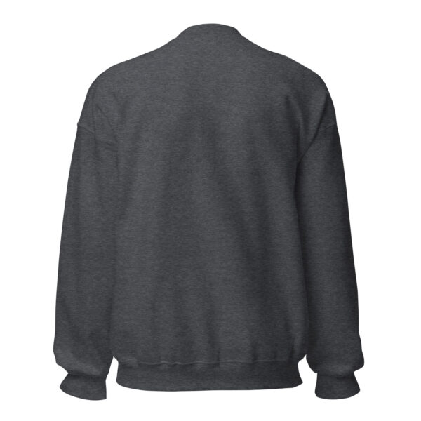 unisex-crew-neck-sweatshirt-dark-heather-back-6aa5595d1fb6e.jpg Spooky Kitchen Corgi Sweatshirt: Halloween Baking Dog Crewneck