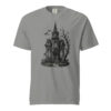 unisex-garment-dyed-heavyweight-t-shirt-grey-front-6a9e58bee9dd0.jpg Haunted Gothic Mansion Victorian Engraving T-Shirt — Comfort Colors 1717 Spooky Season Halloween Tee