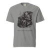unisex-garment-dyed-heavyweight-t-shirt-grey-front-6aa409e133c35.jpg Too Cozy To Haunt T-Shirt, Comfort Colors Unisex Tee, Funny Ghost Reading, Cozy Halloween Book Lover Gift