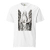 unisex-garment-dyed-heavyweight-t-shirt-white-front-6a9e4ffc37fc4.jpg Ghost Librarian with Candle Victorian Engraving T-Shirt — Comfort Colors 1717 Haunted Library Halloween Tee