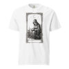 unisex-garment-dyed-heavyweight-t-shirt-white-front-6a9e57a350860.jpg The Reader Tarot Card Victorian Engraving T-Shirt — Comfort Colors 1717 Bookish Dark Academia Witchy Tee