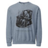 unisex-garment-dyed-lightweight-fleece-crewneck-sweatshirt-i-comfort-colors-1466-blue-jean-front-6aa405162ebba.jpg Too Cozy To Haunt Sweatshirt, Comfort Colors 1466 Unisex Crewneck, Funny Ghost Reading, Cozy Halloween Book Lover Gift