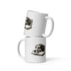 Dog Reading Mug, Dog Resting on an Open Book Coffee Cup, Bookish Gift for Dog Lovers, Cozy Reader Mug