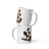Autumn Leaves Book Mug, Fall Reading Coffee Cup, Cozy Season Gift for Book Lovers, Autumn Bookish Mug