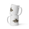 white-glossy-mug-white-11-oz-front-view-6a9c6a0be573a.jpg Moth Specimen Mug, Vintage Entomology Coffee Cup, Dark Academia Gift for Nature Lovers, Gothic Moth Mug