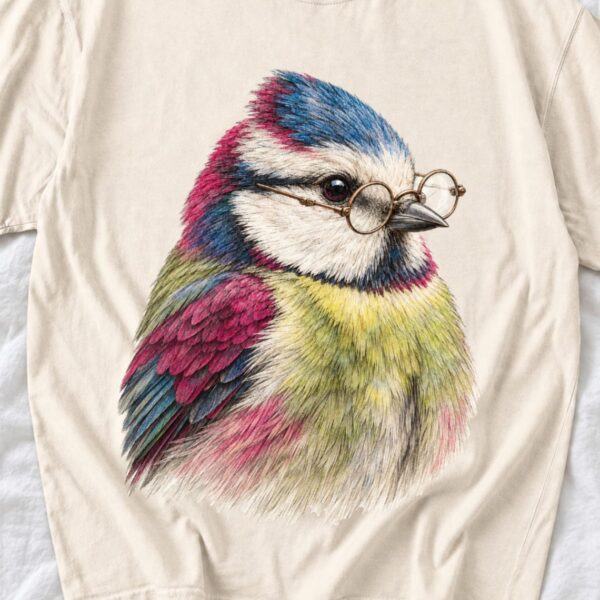 Blue Tit Reading Glasses Shirt