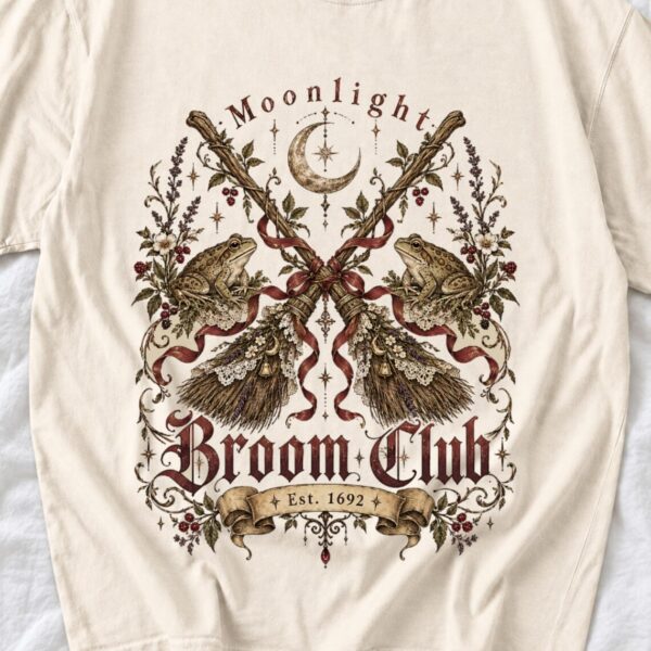 il_1140xN.8697663450_89s3.jpg Vintage Witch Broom Club Shirt