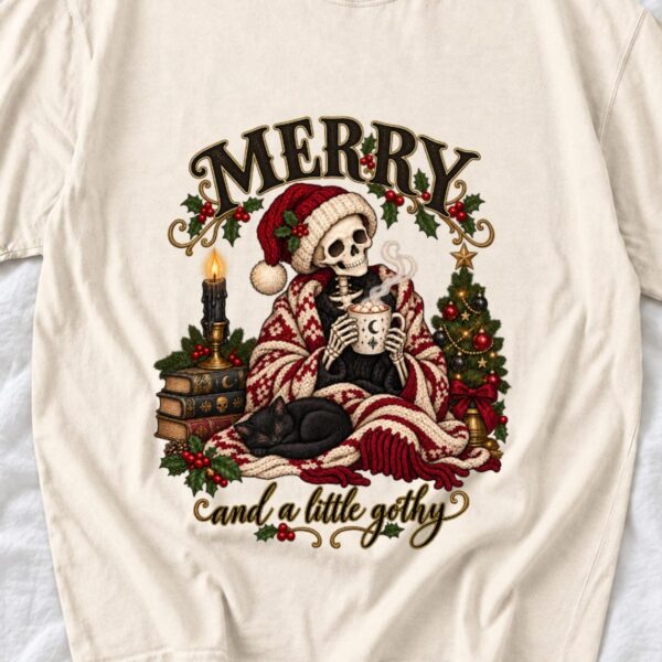 il_1140xN.8735882354_mhor.jpg Gothic Christmas Skeleton Shirt
