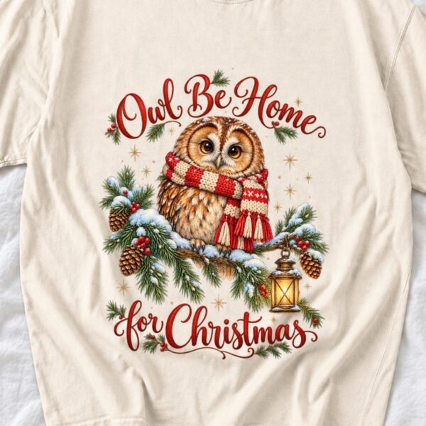 il_1140xN.8735939116_sldd.jpg Christmas Owl Shirt