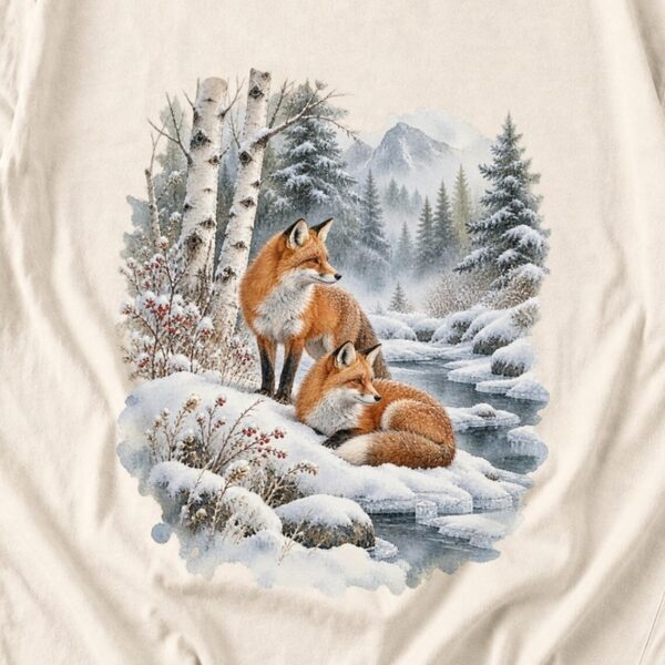 Comfort Colors Winter Fox Shirt