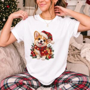 il_1140xN.8778720197_tq1x.jpg Comfort Colors Christmas Corgi Puppy Shirt