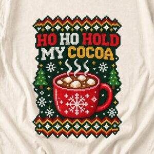 Comfort Colors Ho Ho Hold My Cocoa Shirt